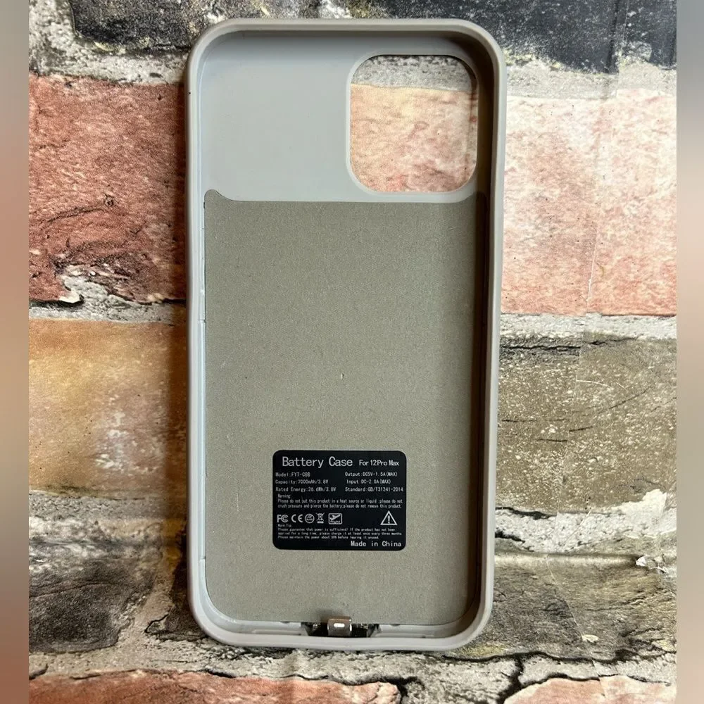 5 for $25🔥Rose Gold Battery Case‎ for iPhone 12 Pro Max